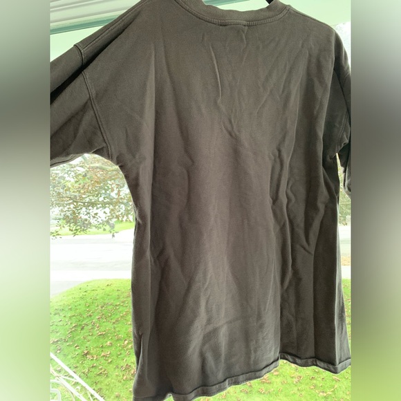 Storia Sweatshirt Gray 100%Cotton longsleeve oversized - Picture 9 of 11